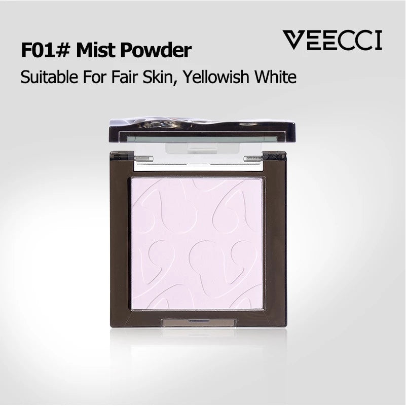 VEECCI Pressed Powder Small And Portable Oil Control Long-Lasting Makeup Concealer (3g)
