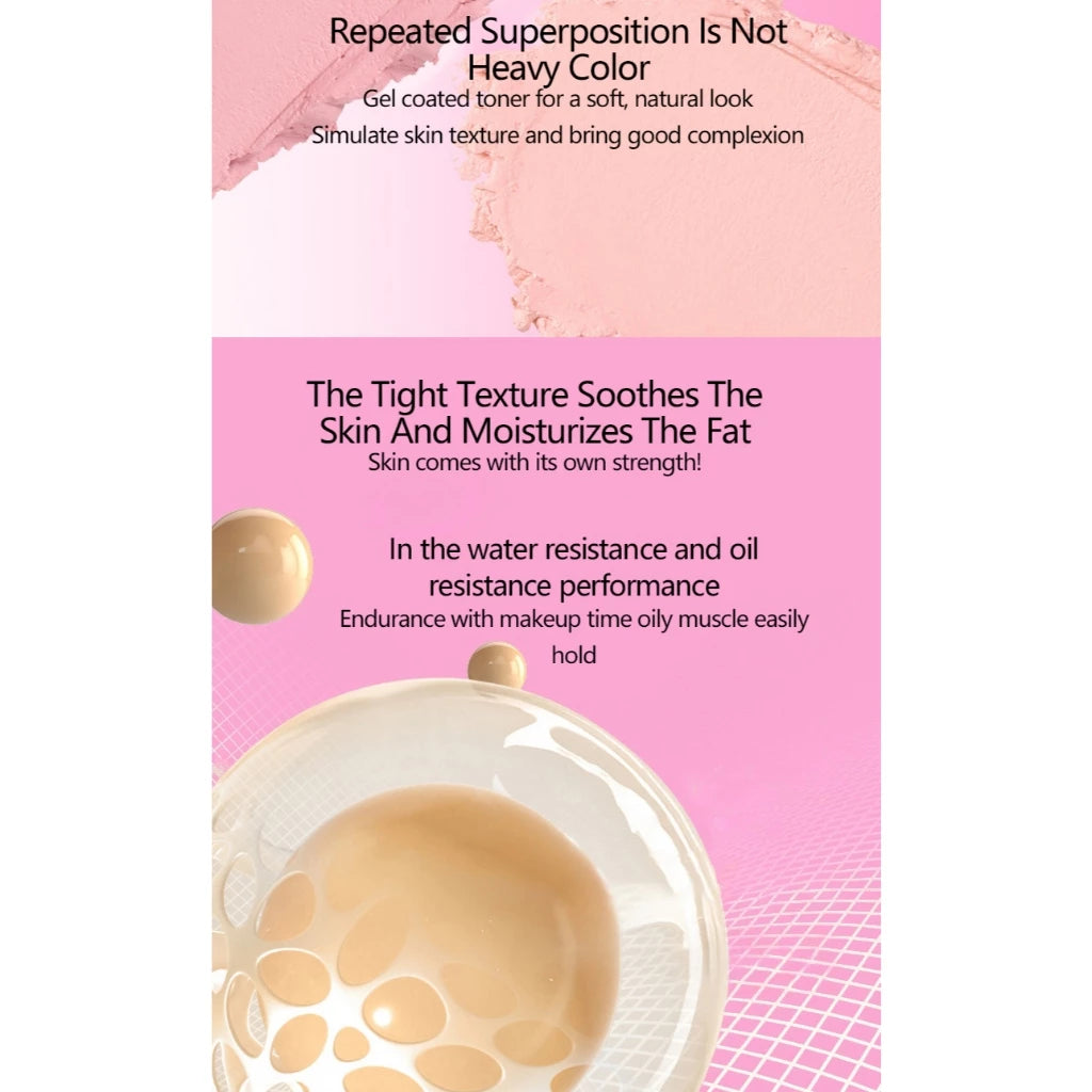 VEECCI Powder Set Makeup Durable Concealer Dry Oil Sking
