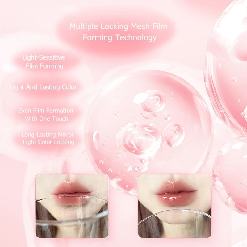VEECCI Lip Gloss Glossy Clear And Transparent Non-Stick Long-Lasting Moisturizing