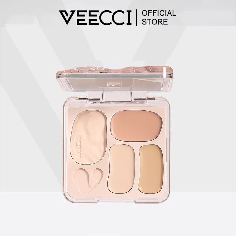 VEECCI Four Color Concealer Plate BB Cream Makeup Fundation