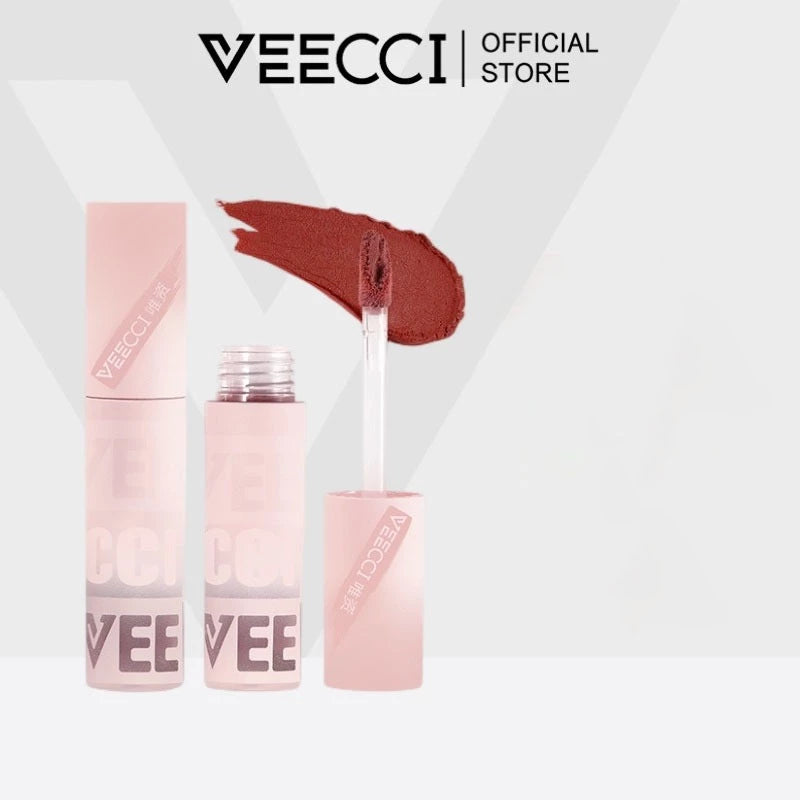 VEECCI Lip Glaze & Lip Mud Lipmatte Makeup Moisturizing Long Lasting Beauty -8 color