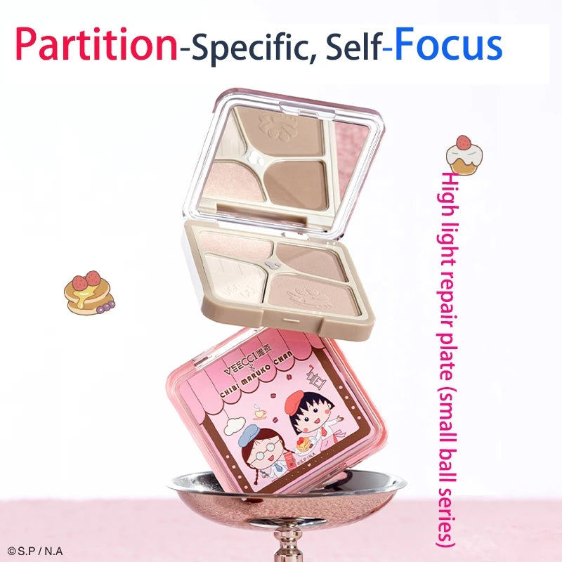 VEECCI x Chibi Maruko-chan Highlighter and Contour Palette 8.6g