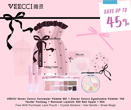 🎀 Mother’s Day Gift Guide: Veecci Ribbon Makeup Set – Ignite Her Sweet & Spicy Glow