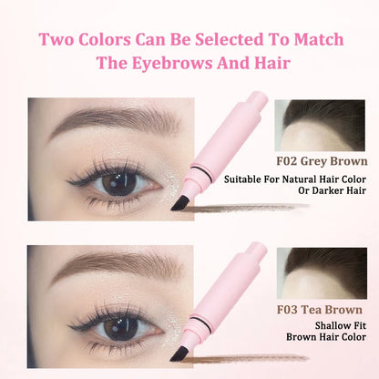 VEECCI Eyebrow Pencil To Increase Hairline 2 In 1 Looks Natural Multi-Purpose Waterproof