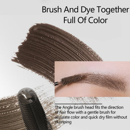 VEECCI Double-ended 2-In-1 3D Liquid Eyebrow Pencil with Brush - Waterproof Long Lasting Eyebrow Pencil Brush Make Up