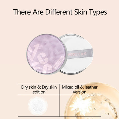 VEECCI Loose Powder Oil Control Matte Waterproof Lasting 8 Hour with Face Powder Puff 6.5g