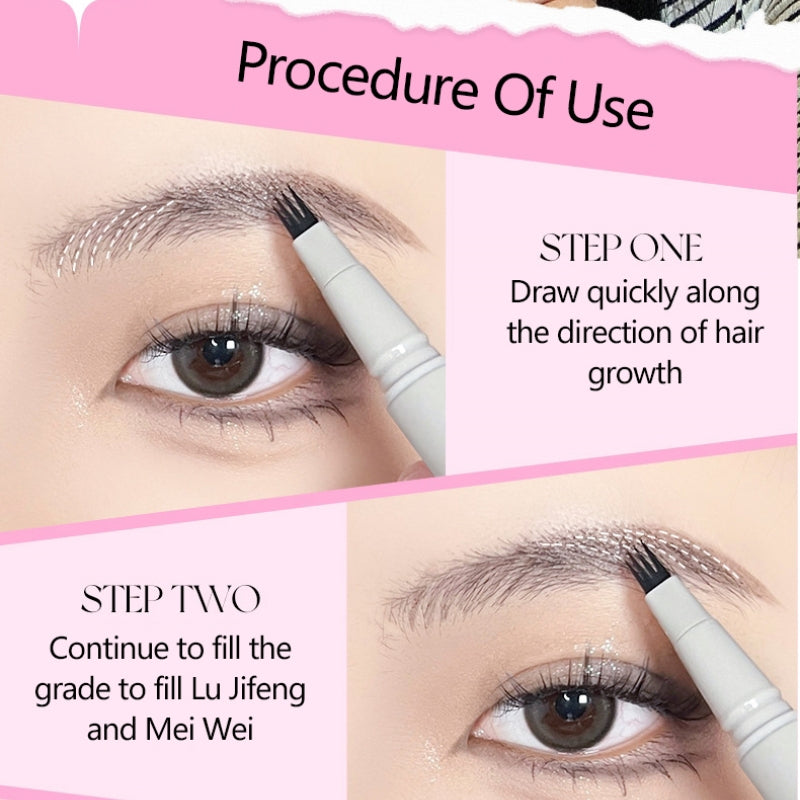 VEECCI Four-claw Eyebrow Pencil Waterproof Sweatproof Non-Smudge (0.55ml)