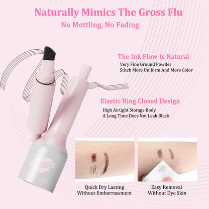 VEECCI Eyebrow Pencil To Increase Hairline 2 In 1 Looks Natural Multi-Purpose Waterproof