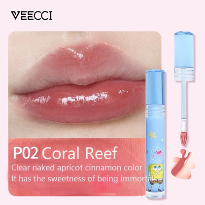 VEECCI x SpongeBob Gloss Lipmatte Long Lasting 24H Waterproof Non-fading （2g )
