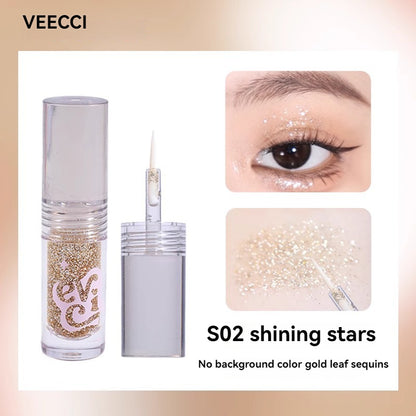 VEECCI Eyeshadow Liquid Matte Shimmer Portable Lasting Waterproof And Sweatproof Daily 2.5g