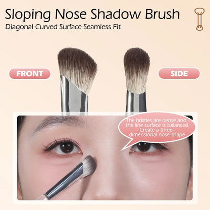 VEECCI Light Shadow Sculpting Dual Head Grooming Brush Contour Makup Brush