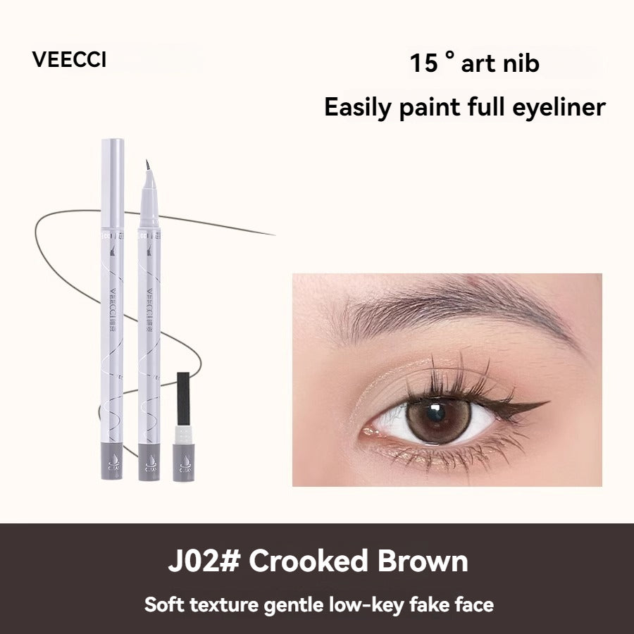 VEECCI 15° Quick-Drawing Triangle Eyeliner Pen