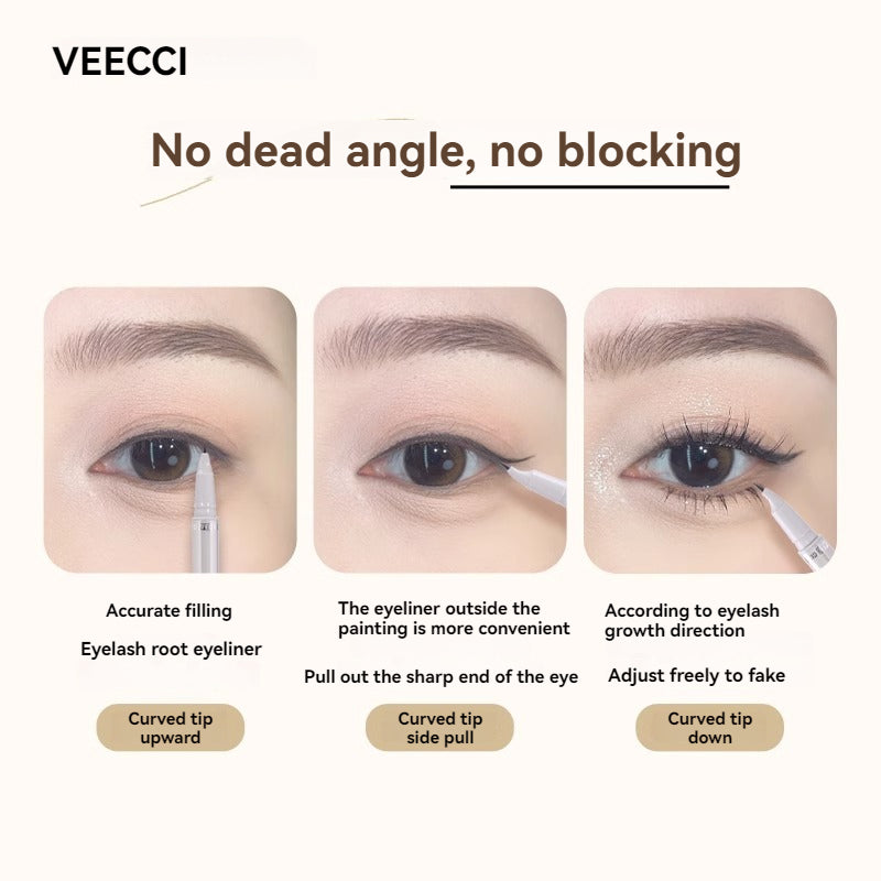 VEECCI 15° Quick-Drawing Triangle Eyeliner Pen