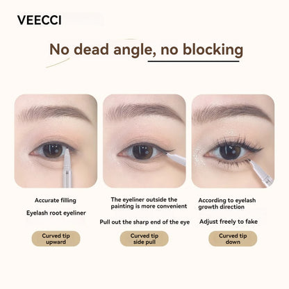 VEECCI 15° Quick-Drawing Triangle Eyeliner Pen