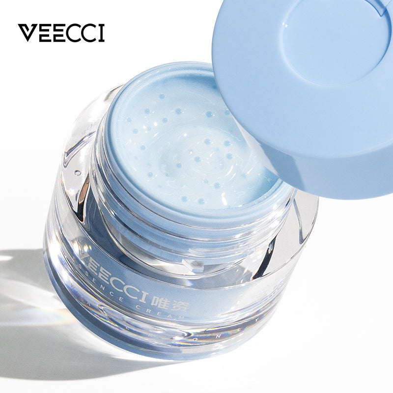 VEECCI Hydrating Pre-Makeup Essence Cream | Dual-Action Primer + Moisturizing Serum | Long-Lasting Soft-Focus Grip