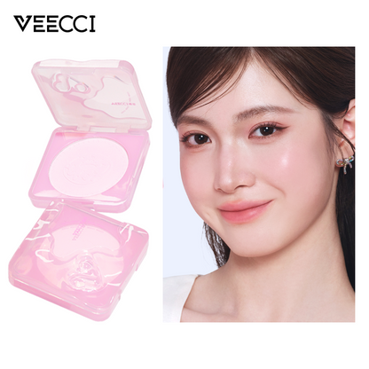 VEECCI Soft Pink Matte Highlight Powder – Long-Lasting Oil-Control Brightening Palette (10g)