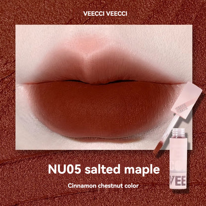 VEECCI Lip Glaze & Lip Mud Lipmatte Makeup Moisturizing Long Lasting Beauty -8 color
