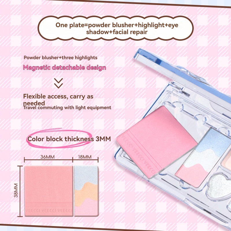 VEECCI Multi-Function Eyeshadow Palette