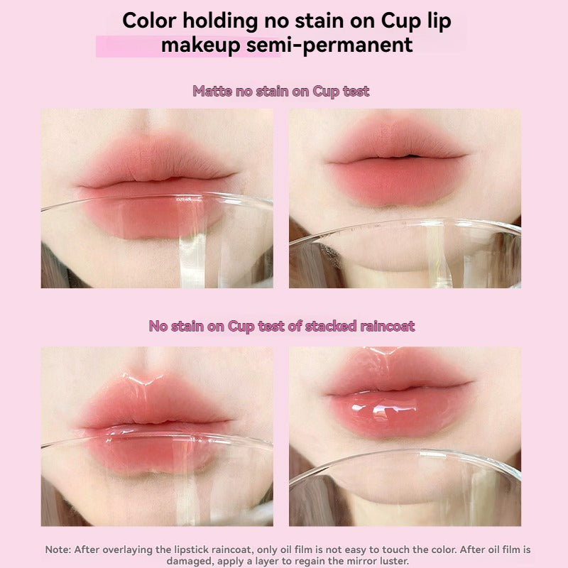 VEECCI Double-Head Lip Glaze with silicone lip brush Sweetheart Cat lip gloss Series