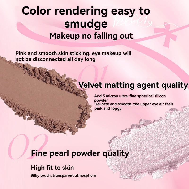 VEIZZICCI Ribbon Fantasy Eye Shadow Plate Lasting Glitter - 11 Colors