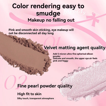 VEIZZICCI Ribbon Fantasy Eye Shadow Plate Lasting Glitter - 11 Colors