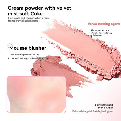 Phấn má hồng dạng bột VEECCI Highlight 4 trong 1 dạng kem lì đa năng (6g)