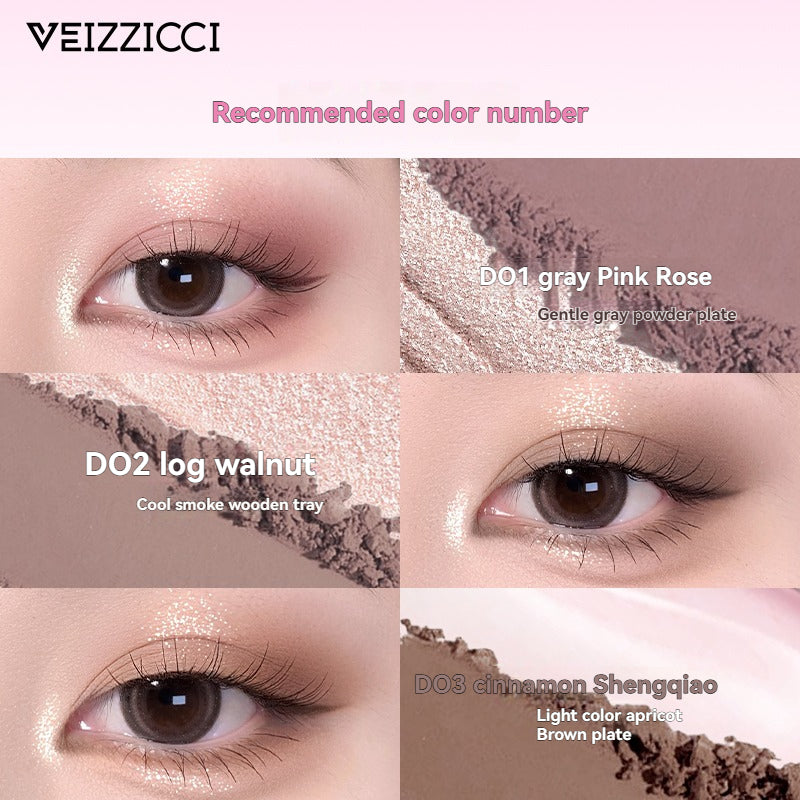 VEIZZICCI The Great Artist Eyeshadow Matte Shimmer Seven Colors Multipurpose Portable Eye Shadow Palette 6.5g（副本）