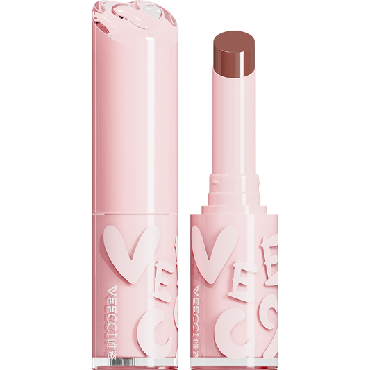 VEECCI  Shuiyang essence Lipstick Pagpapakita ng labi Solid Honey Glitter Mirror Lip Glaze