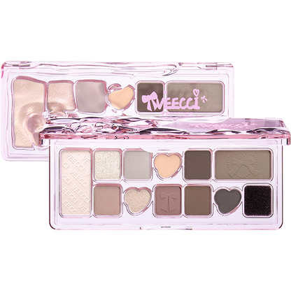 VEECCI Ribbon Fantasy Eye Shadow Plate Lasting Glitter - 11 Colors