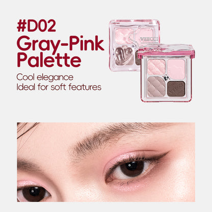 VEECCI Classic Four-Color Eyeshadow Palette