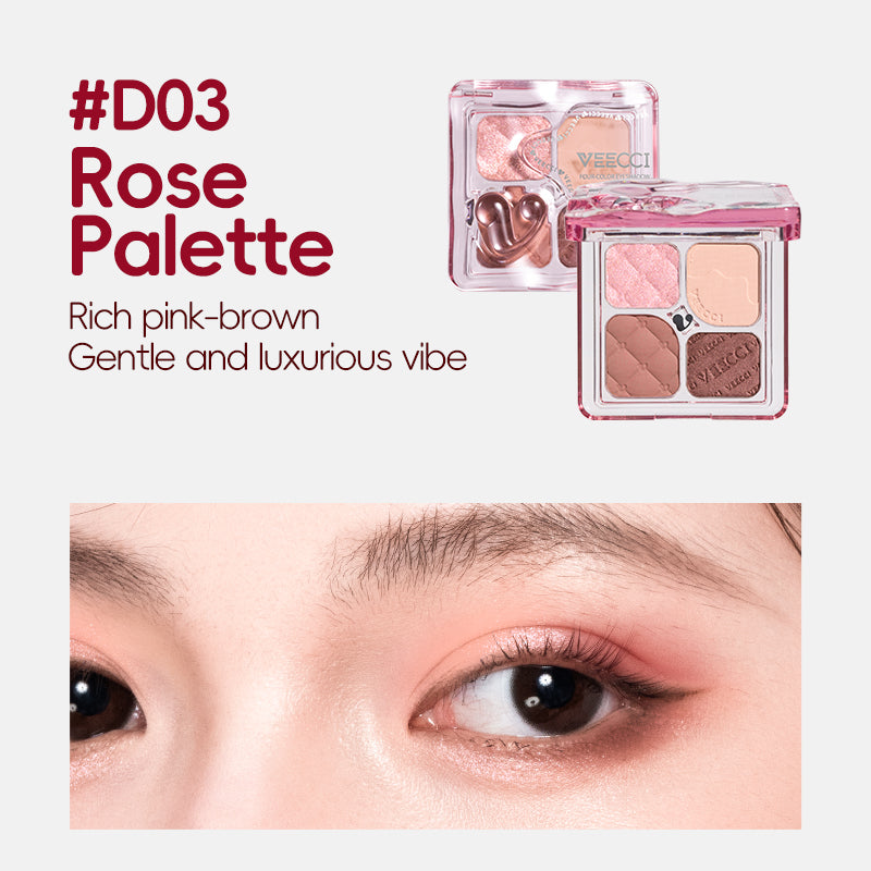VEECCI Classic Four-Color Eyeshadow Palette