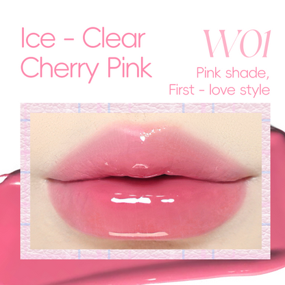VEECCI Water-Lock Lip Glaze: Glassy, Non-Sticky Shine with a DIY Pendant Hole