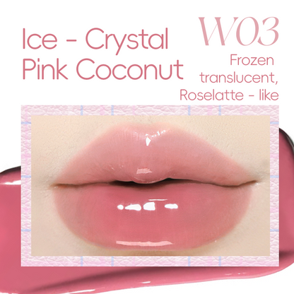 VEECCI Water-Lock Lip Glaze: Glassy, Non-Sticky Shine with a DIY Pendant Hole