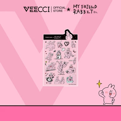 VEECCI*MY FRIEND RABBIT Headbands, mirrors, stickers, refrigerator magnets and other peripherals
