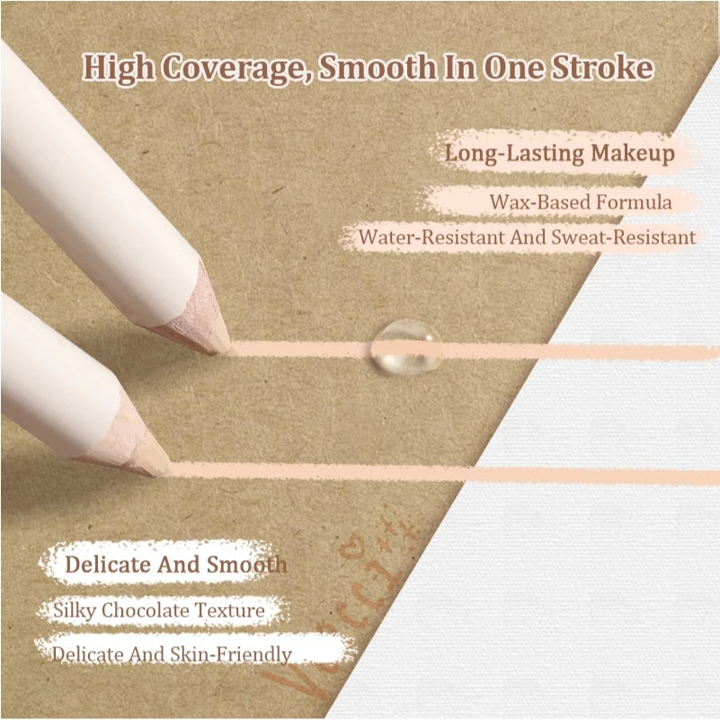 Veecci Concealer Highlight Pen Brighten Painting Eye Bags Multipurpose Portable Cosmetic 2.3g