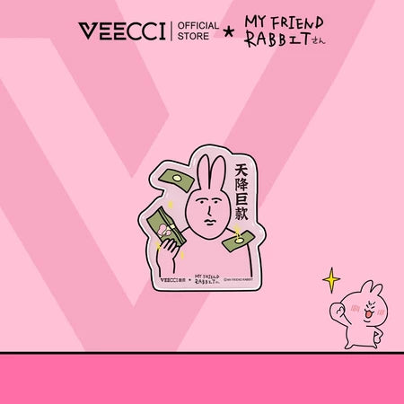 VEECCI*MY FRIEND RABBIT Headbands, mirrors, stickers, refrigerator magnets and other peripherals