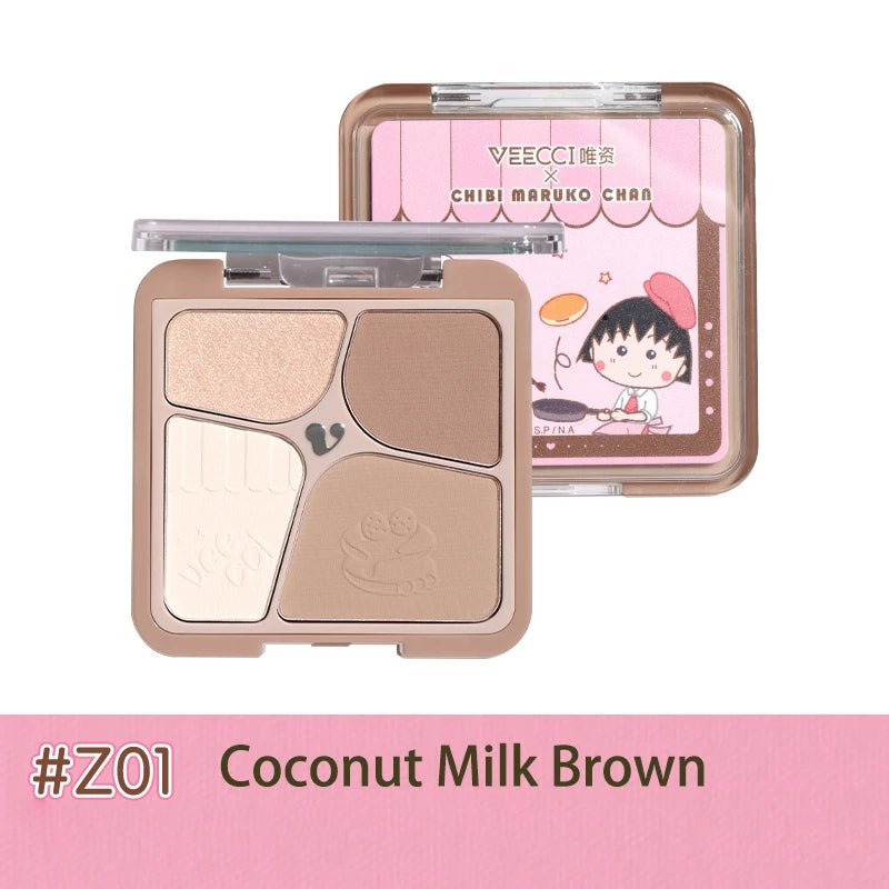 VEECCI x Chibi Maruko-chan Highlighter and Contour Palette 8.6g