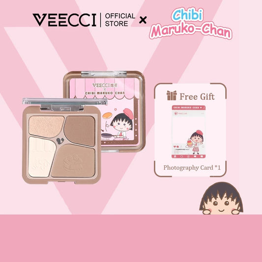 VEECCI x Chibi Maruko-chan Highlighter and Contour Palette 8.6g
