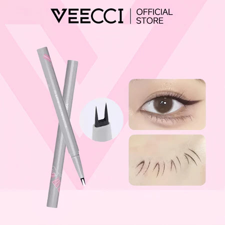 VEECCI Liquid Eyeliner Pencil 0.01mm Super Slim Double Claw Long-lasting Smudge-free 0.55ml