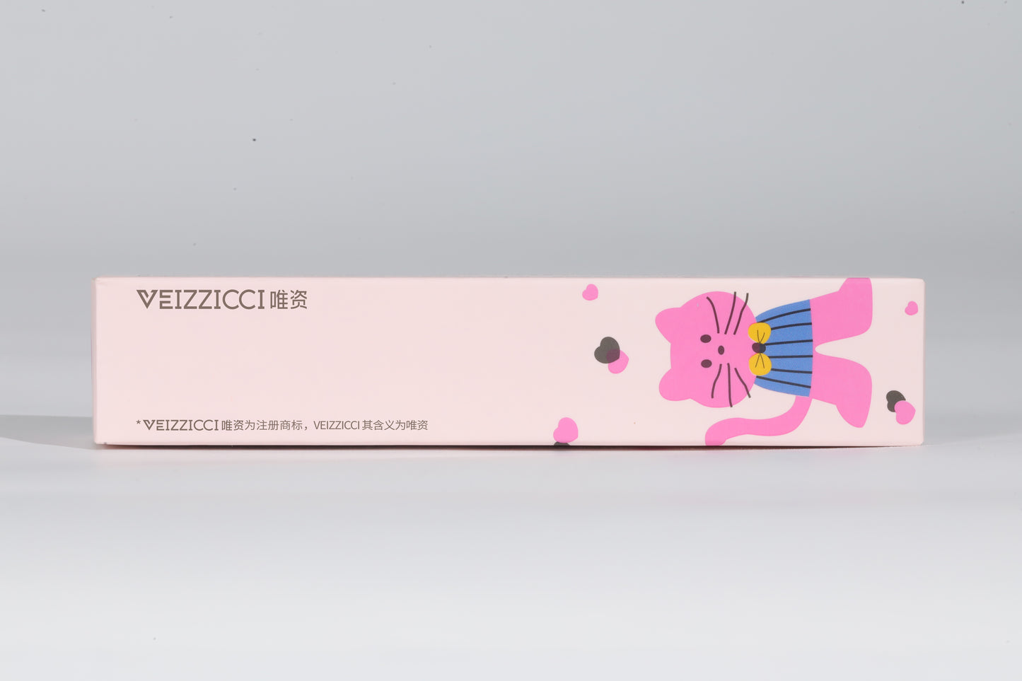 VEIZZICCI Double-Head Lip Glaze with silicone lip brush Sweetheart Cat lip gloss Series（副本）