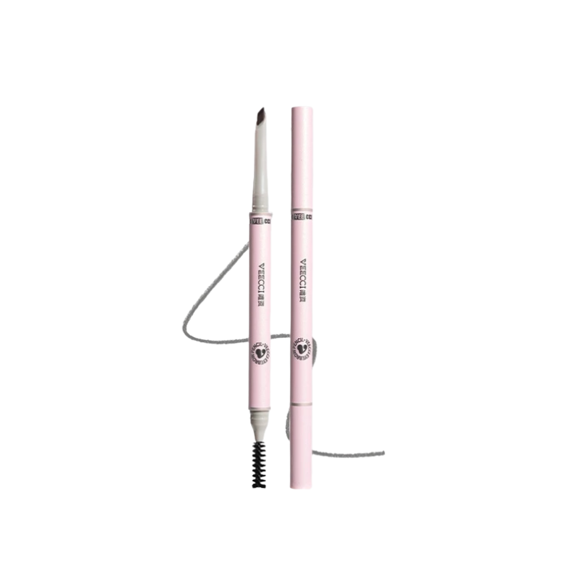 VEECCI Eyebrow Pencil Double-head Fine Make-up Natural Long-lasting Waterproof 130mg