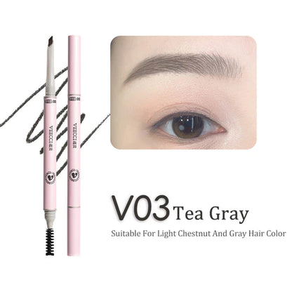 VEECCI Eyebrow Pencil Double-head Fine Make-up Natural Long-lasting Waterproof 130mg