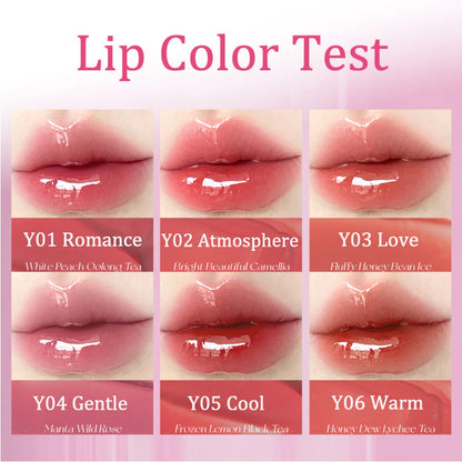VEECCI Lip luster Makeup Lasting Moisturizing Non Stick Cup Natural Lip Gloss 2g