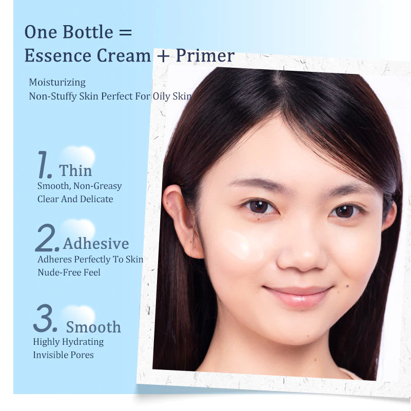 VEECCI Primer Cream Invisible Pores Moisturizing Non-irritating No Powder Sticking 30g